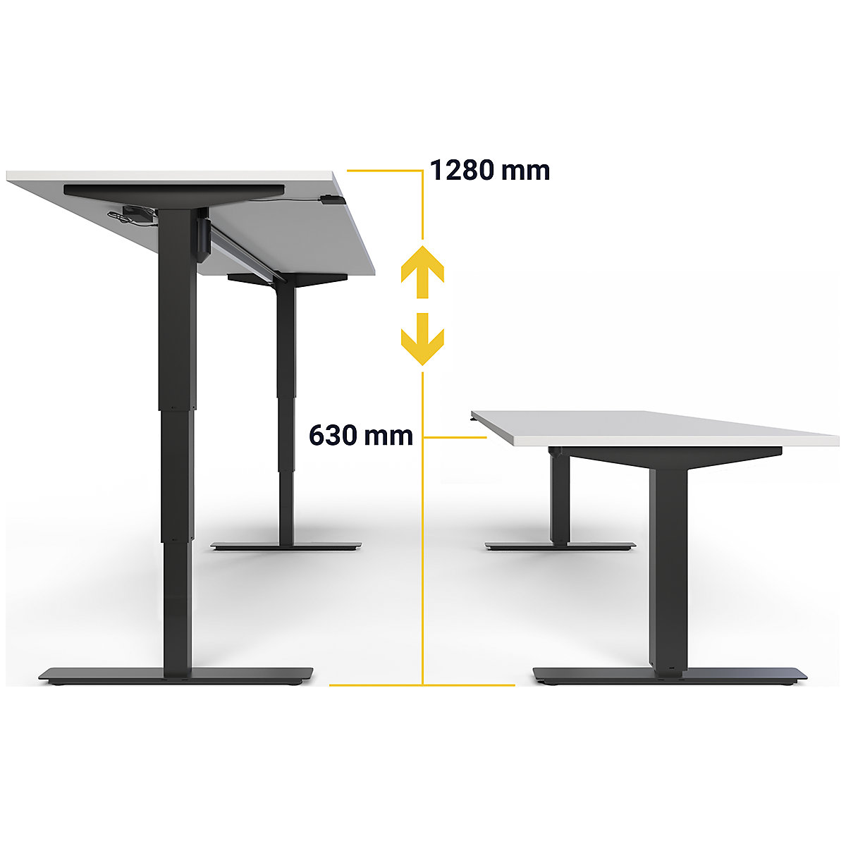 Birou Atlanta, înălțime reglabilă electric (Imagine produs 5)-4
