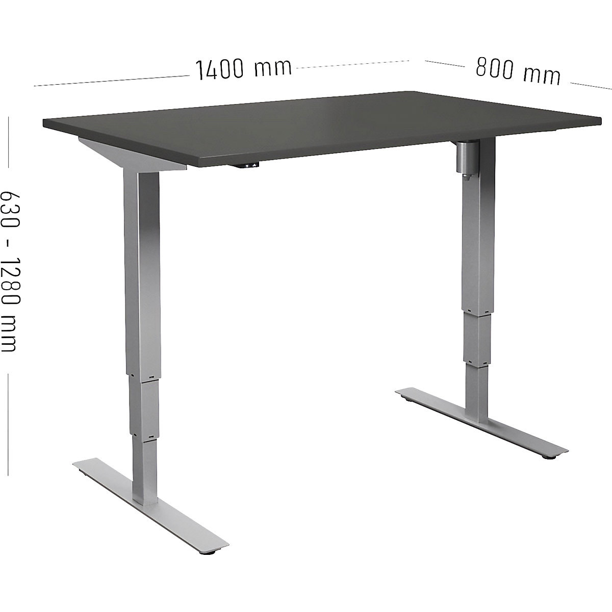Birou Atlanta, înălțime reglabilă electric (Imagine produs 2)-1