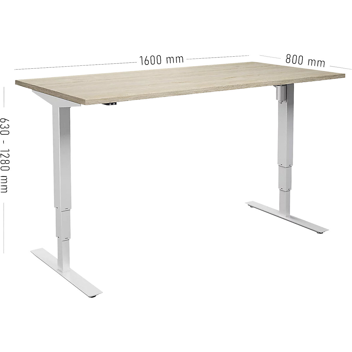Birou Atlanta, înălțime reglabilă electric (Imagine produs 8)-7