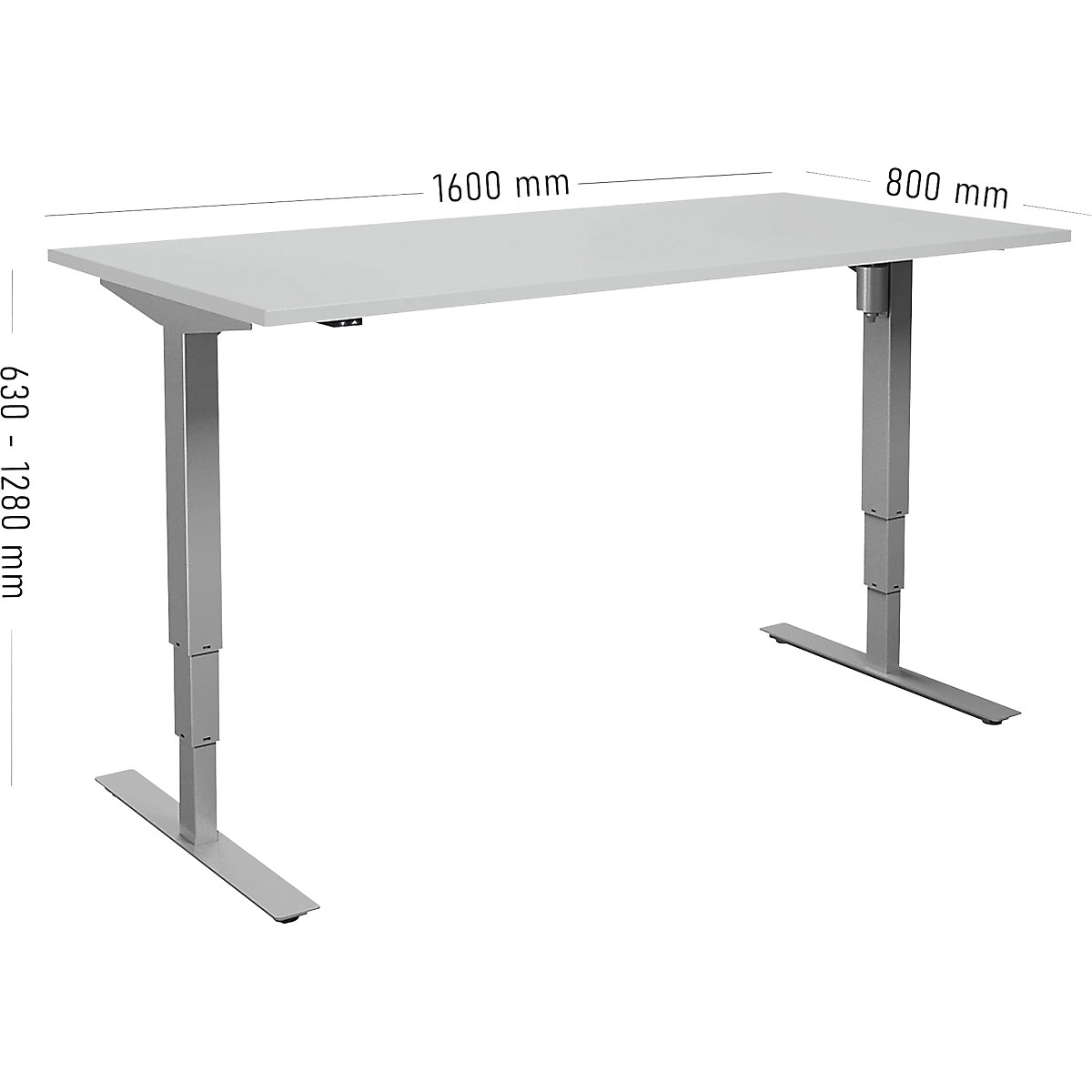 Birou Atlanta, înălțime reglabilă electric (Imagine produs 2)-1