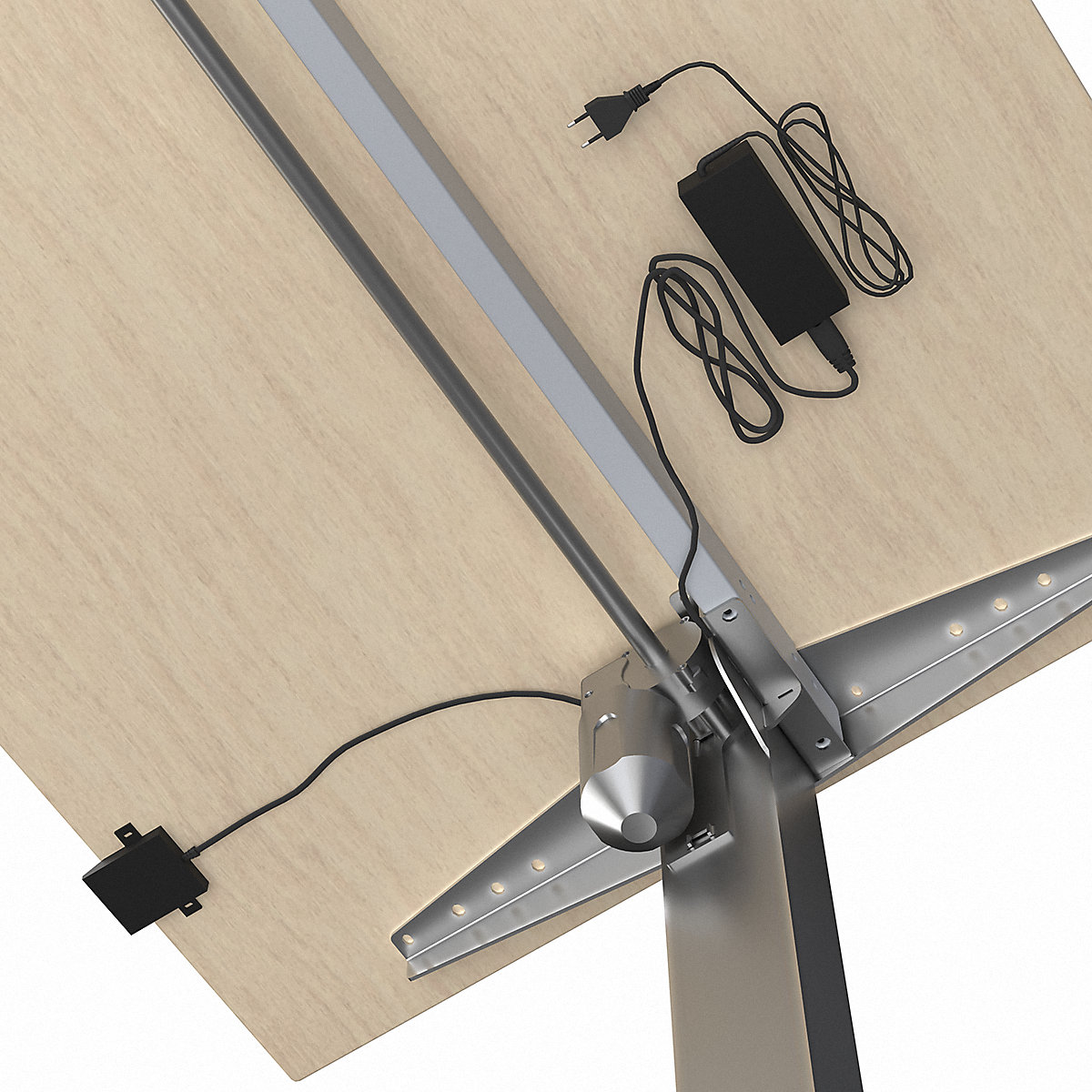 Birou Atlanta, înălțime reglabilă electric (Imagine produs 7)-6