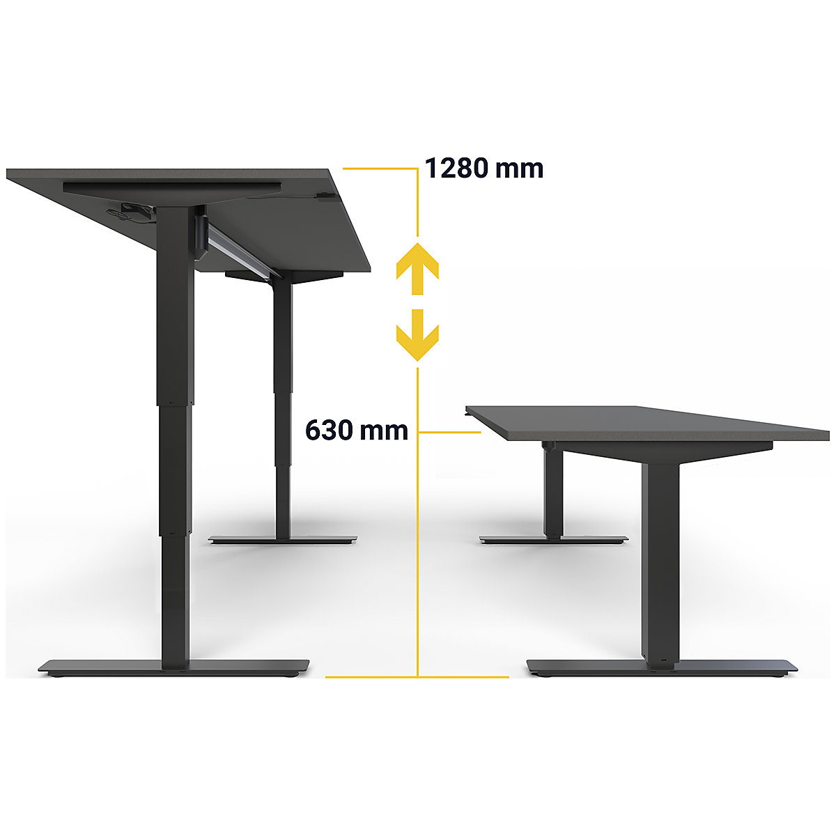 Birou Atlanta, înălțime reglabilă electric (Imagine produs 5)-4
