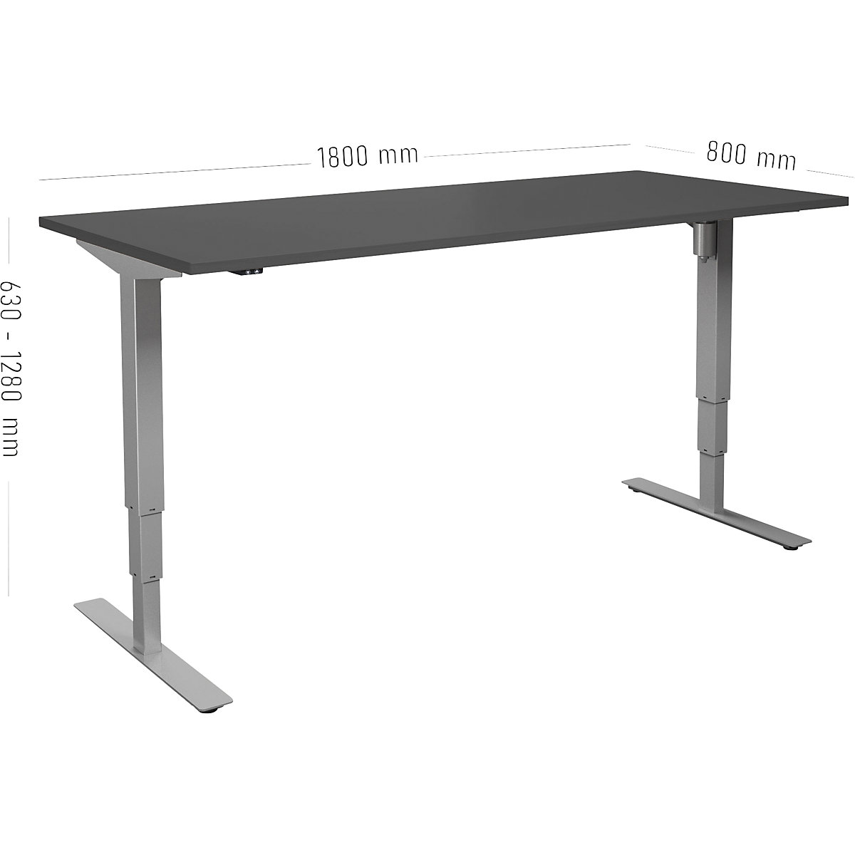 Birou Atlanta, înălțime reglabilă electric (Imagine produs 2)-1