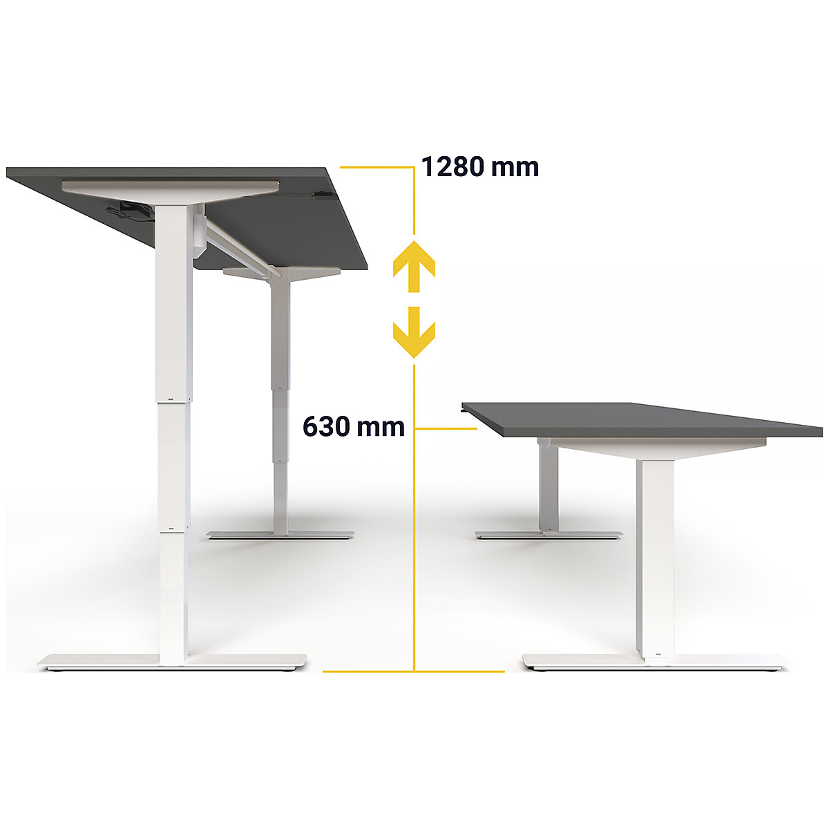 Birou Atlanta, înălțime reglabilă electric (Imagine produs 5)-4