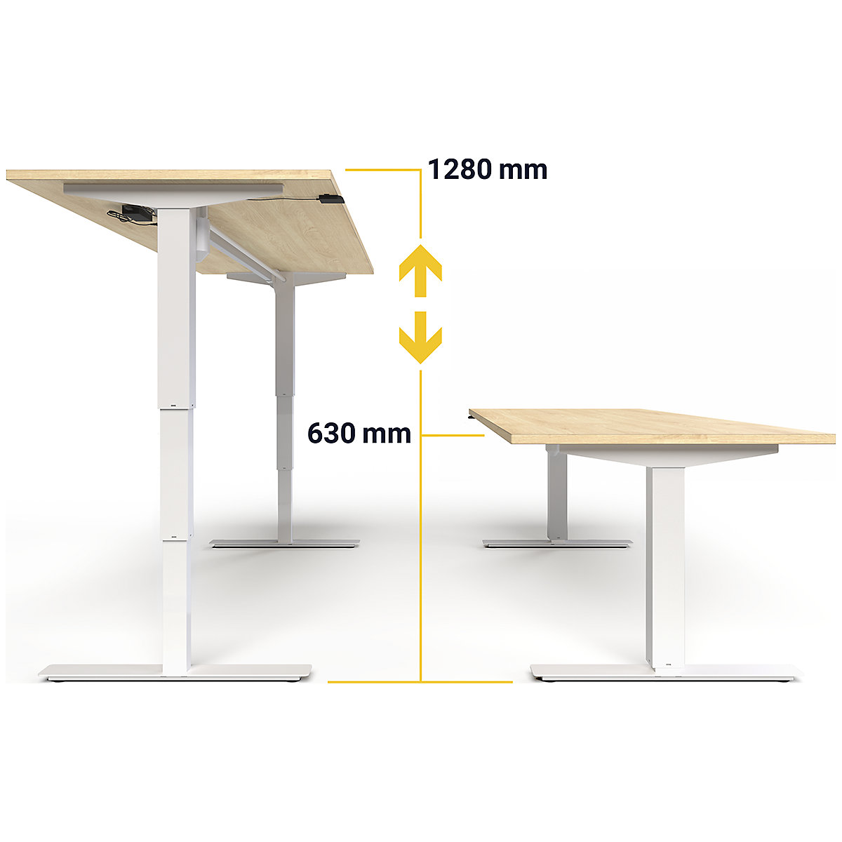 Birou Atlanta, înălțime reglabilă electric (Imagine produs 9)-8
