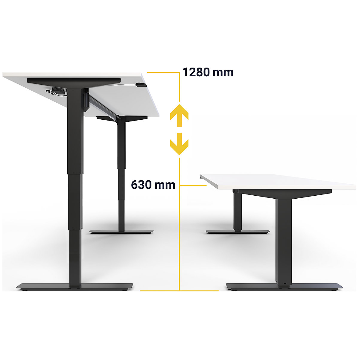Birou Atlanta, înălțime reglabilă electric (Imagine produs 3)-2