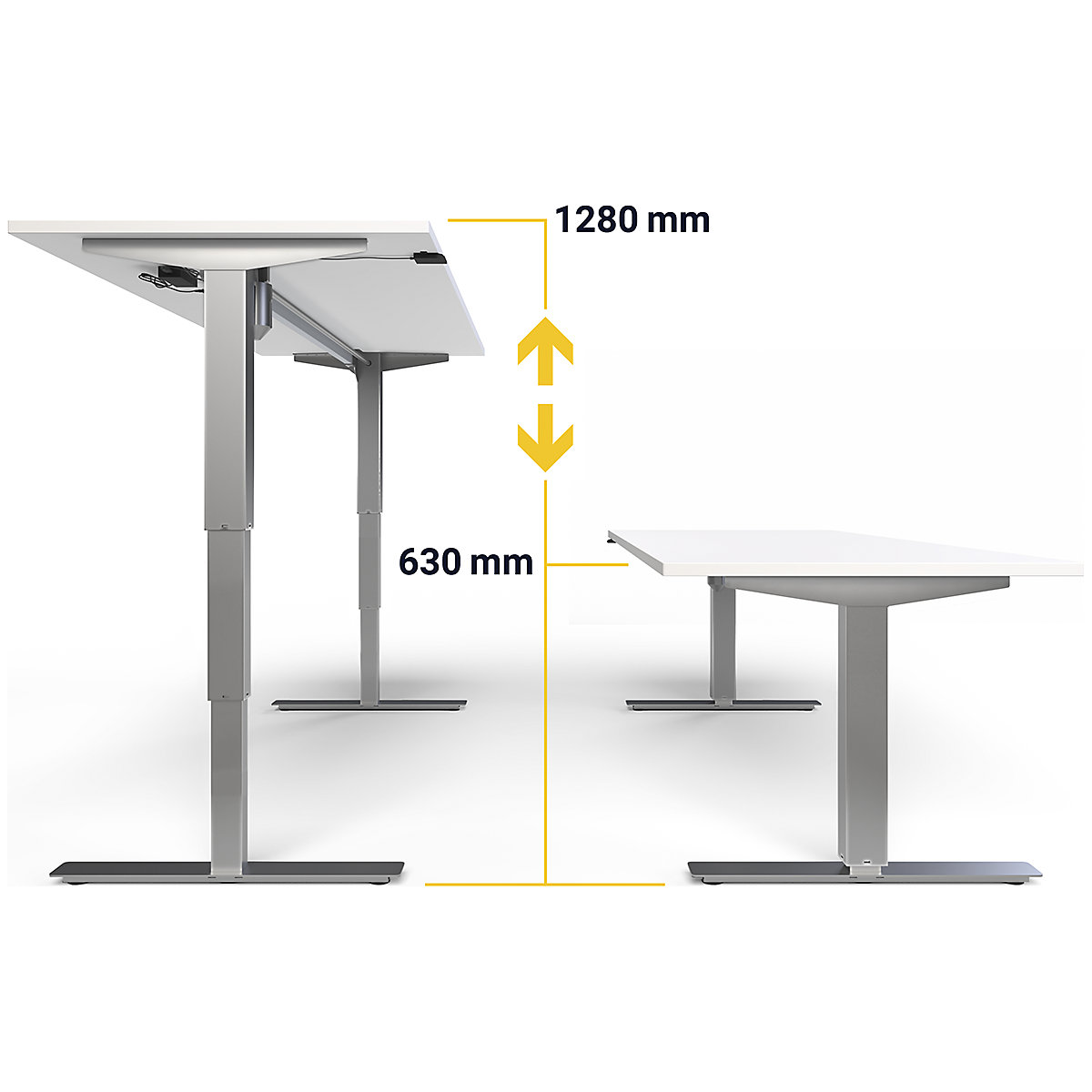 Birou Atlanta, înălțime reglabilă electric (Imagine produs 5)-4