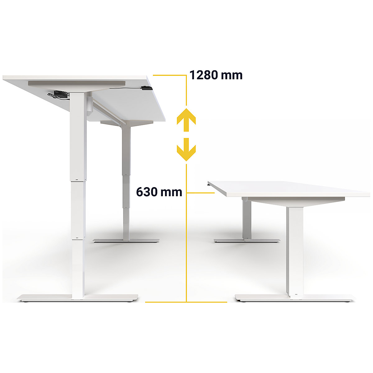 Birou Atlanta, înălțime reglabilă electric (Imagine produs 9)-8