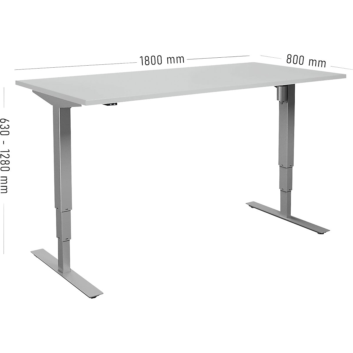 Birou Atlanta, înălțime reglabilă electric (Imagine produs 2)-1