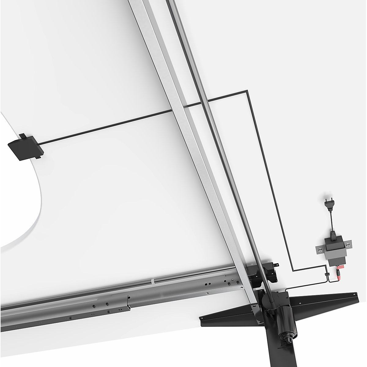 Birou Atlanta, înălțime reglabilă electric (Imagine produs 7)-6