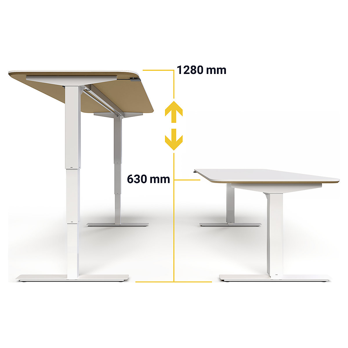Birou Atlanta Trend, înălțime reglabilă electric (Imagine produs 5)-4