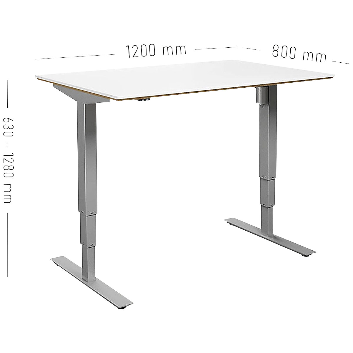 Birou Atlanta Trend, înălțime reglabilă electric (Imagine produs 2)-1
