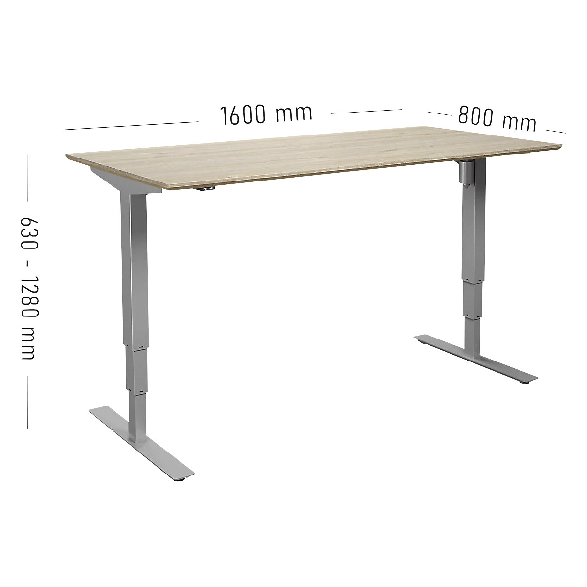 Birou Atlanta Trend, înălțime reglabilă electric (Imagine produs 8)-7