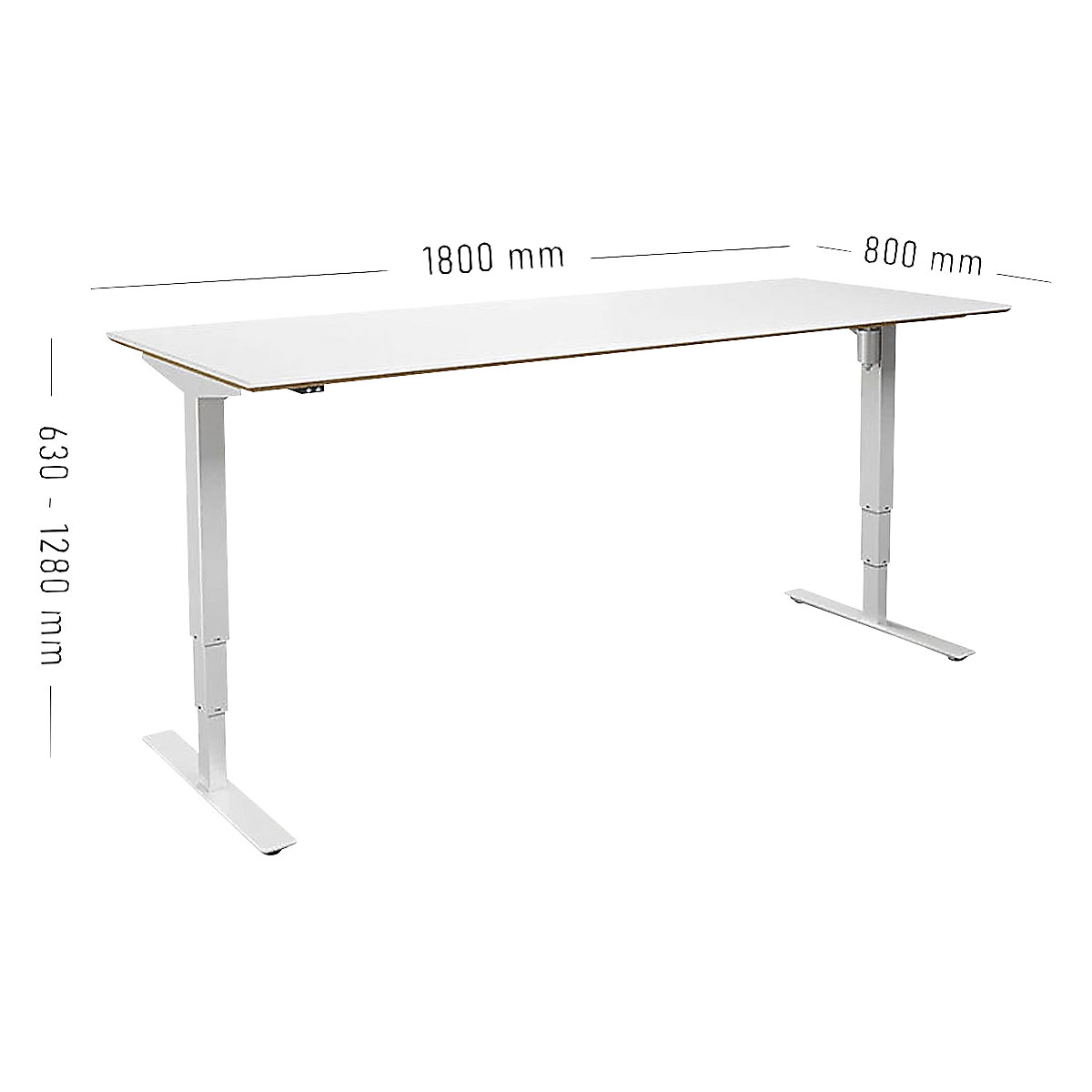 Birou Atlanta Trend, înălțime reglabilă electric (Imagine produs 2)-1
