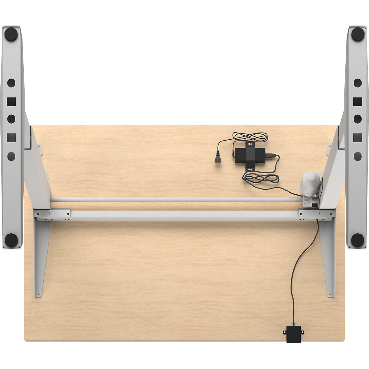 Birou Venla, înălțime reglabilă electric – eurokraft basic (Imagine produs 4)-3