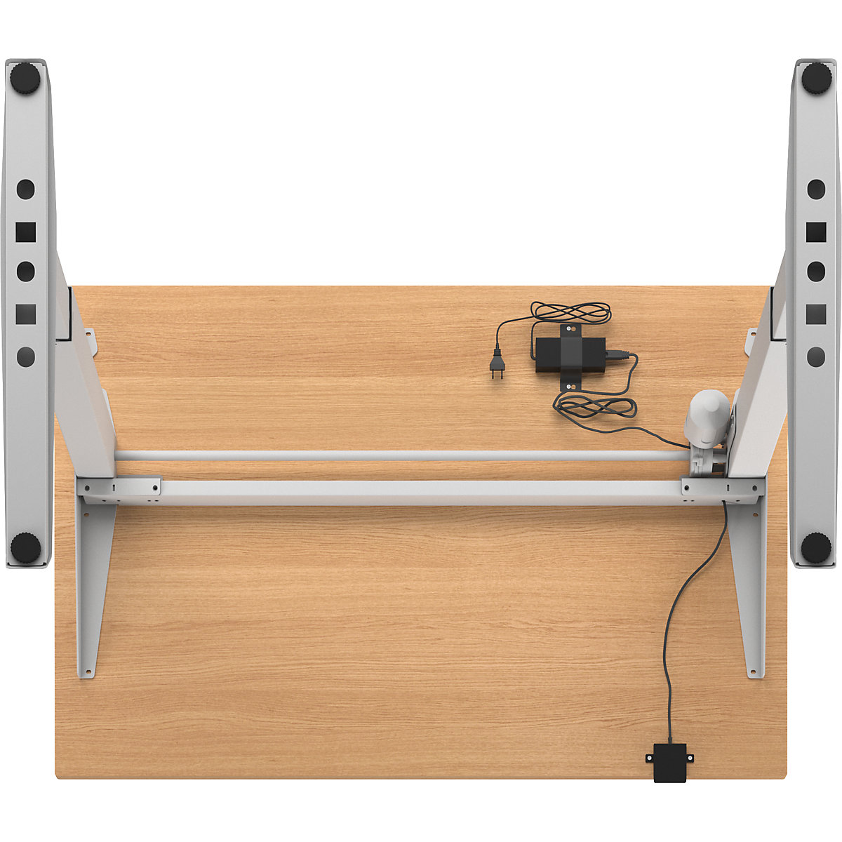 Birou Venla, înălțime reglabilă electric – eurokraft basic (Imagine produs 4)-3