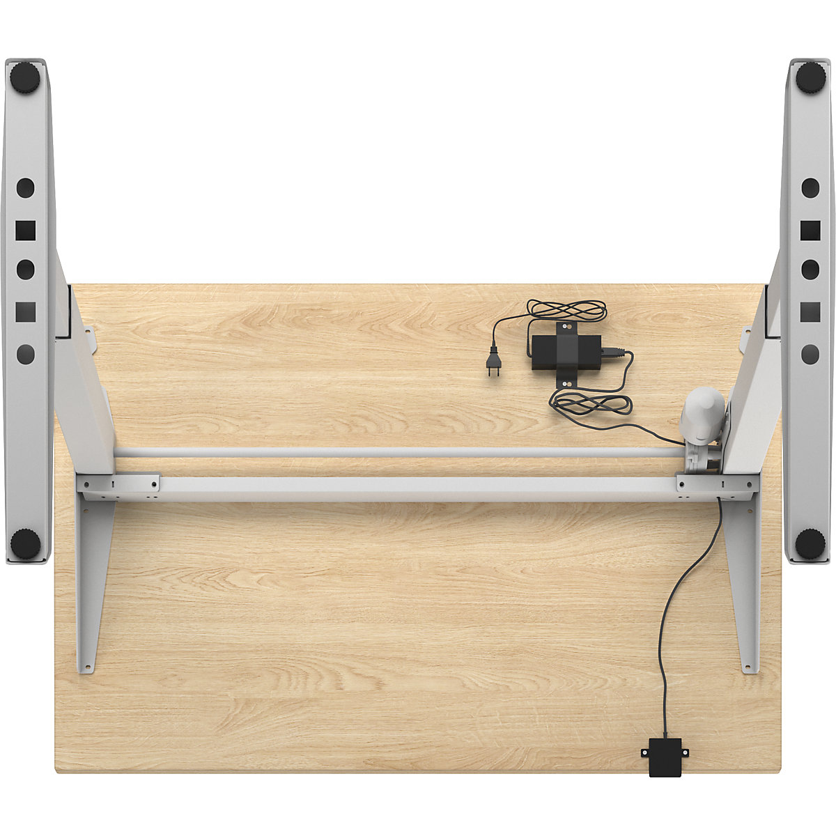 Birou Venla, înălțime reglabilă electric – eurokraft basic (Imagine produs 4)-3