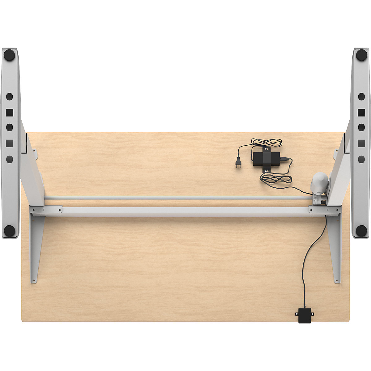 Birou Venla, înălțime reglabilă electric – eurokraft basic (Imagine produs 4)-3