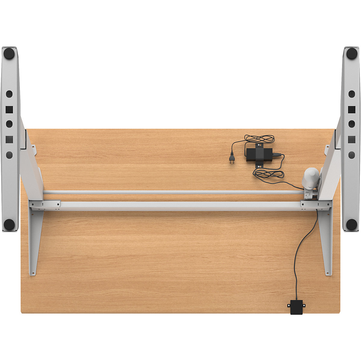 Birou Venla, înălțime reglabilă electric – eurokraft basic (Imagine produs 4)-3