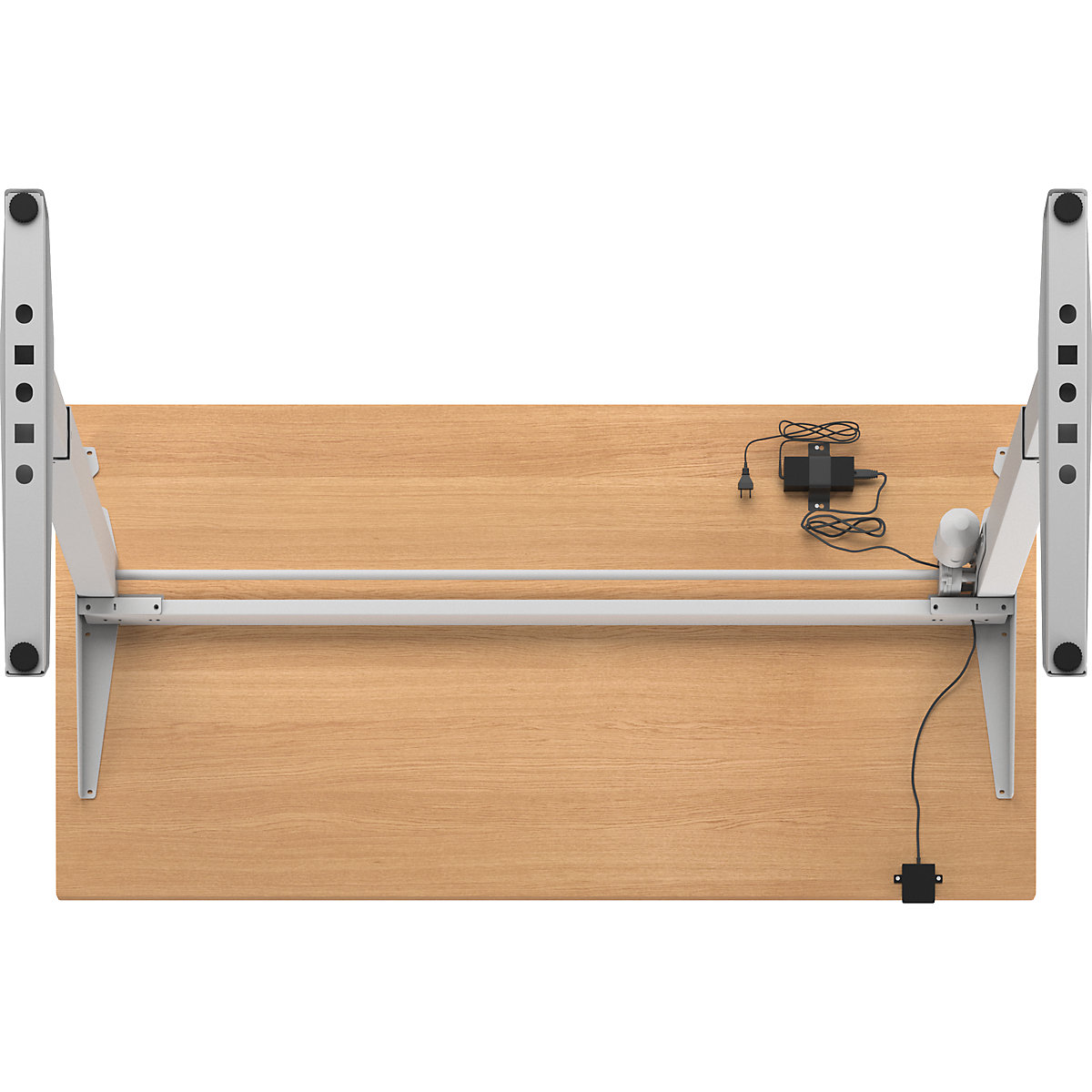 Birou Venla, înălțime reglabilă electric – eurokraft basic (Imagine produs 4)-3