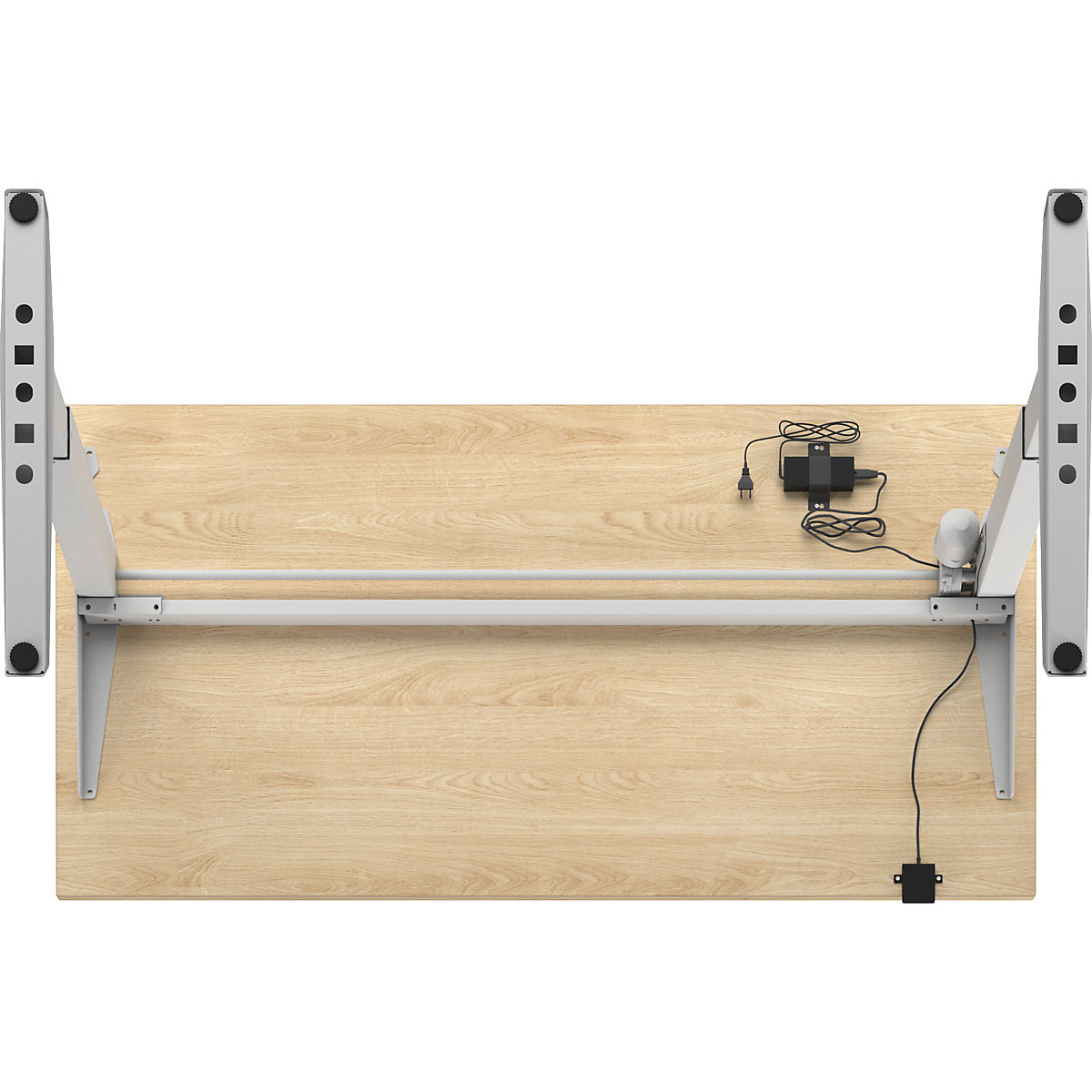 Birou Venla, înălțime reglabilă electric – eurokraft basic (Imagine produs 4)-3