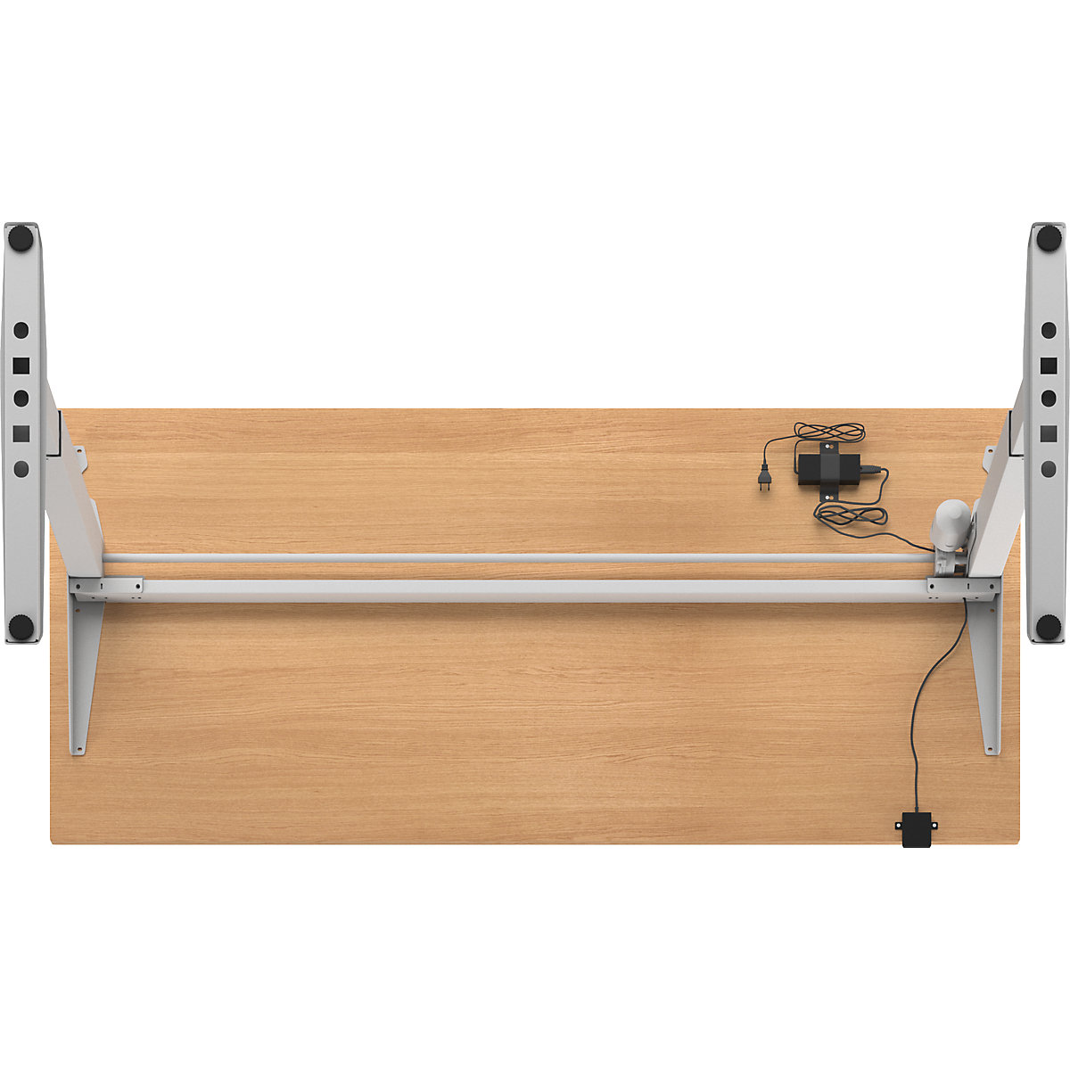 Birou Venla, înălțime reglabilă electric – eurokraft basic (Imagine produs 4)-3