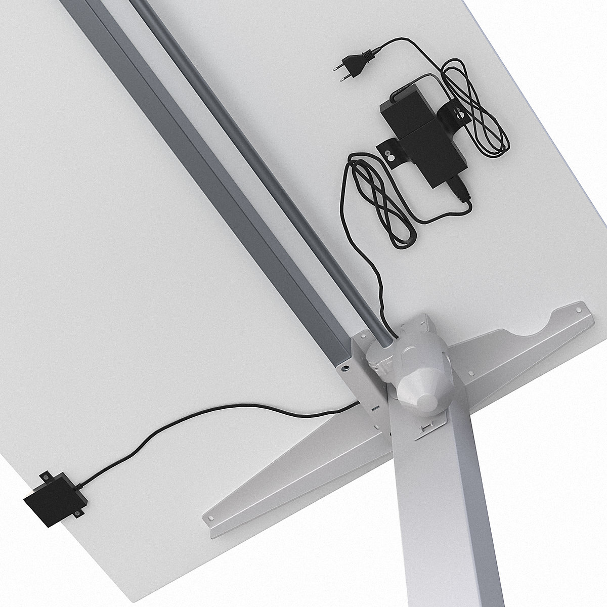 Birou Venla, înălțime reglabilă electric – eurokraft basic (Imagine produs 9)-8