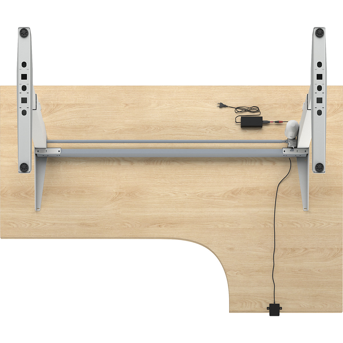 Birou Venla, înălțime reglabilă electric – eurokraft basic (Imagine produs 3)-2