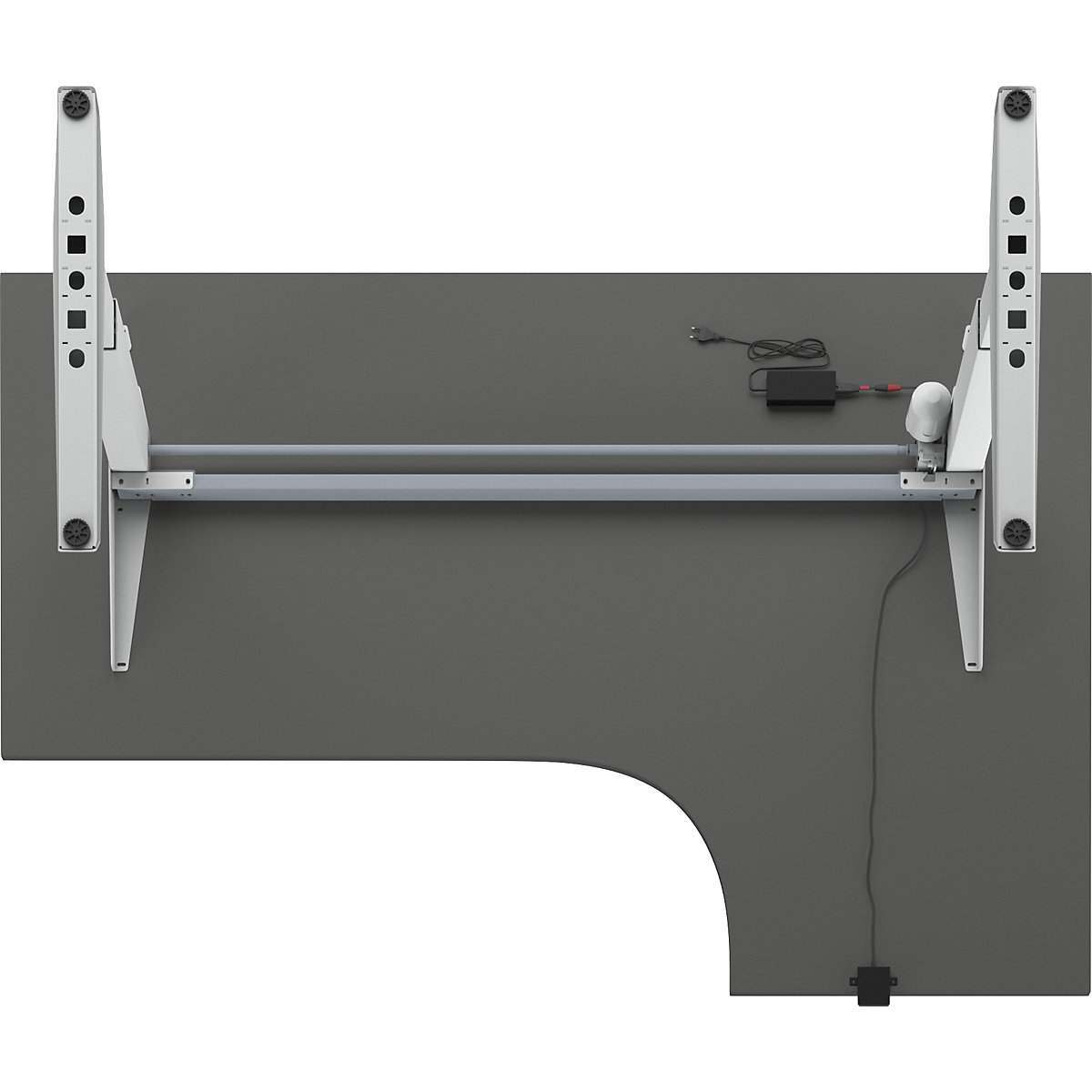 Birou Venla, înălțime reglabilă electric – eurokraft basic (Imagine produs 3)-2