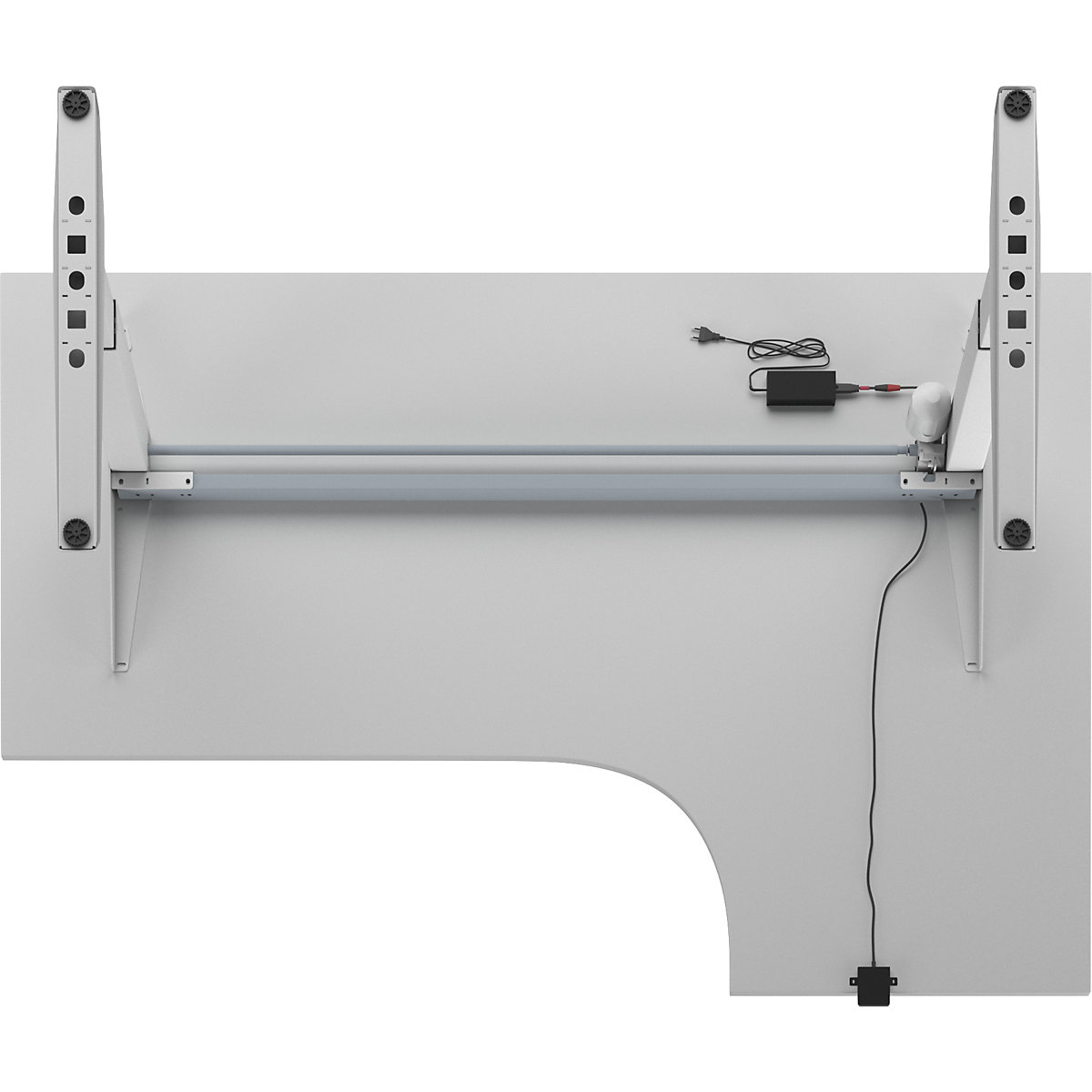 Birou Venla, înălțime reglabilă electric – eurokraft basic (Imagine produs 3)-2