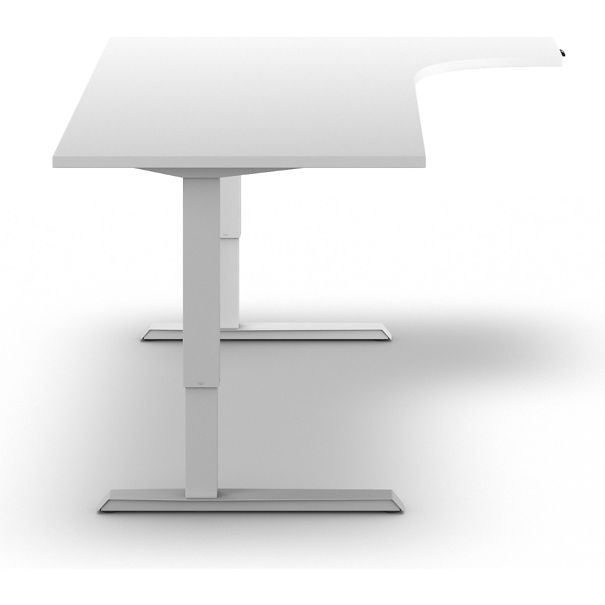 Birou Venla, înălțime reglabilă electric – eurokraft basic (Imagine produs 2)-1