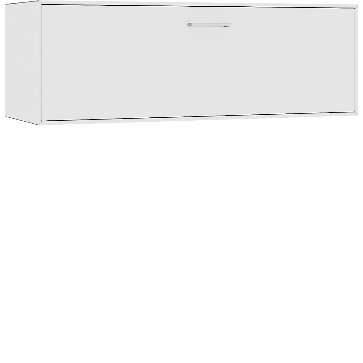 Cuie individuală, suspendată – mauser, 1 sertar, lățime 1155 mm, alb pur-2