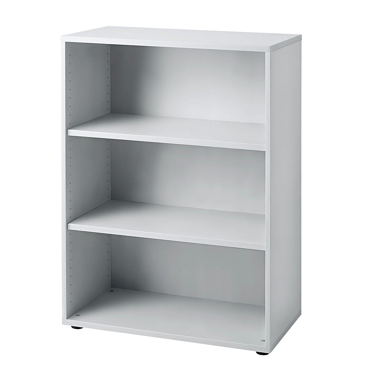Raft pentru birou – eurokraft pro, 2 polițe, î. x lăț. x ad. 1100 x 800 x 400 mm, gri deschis-1