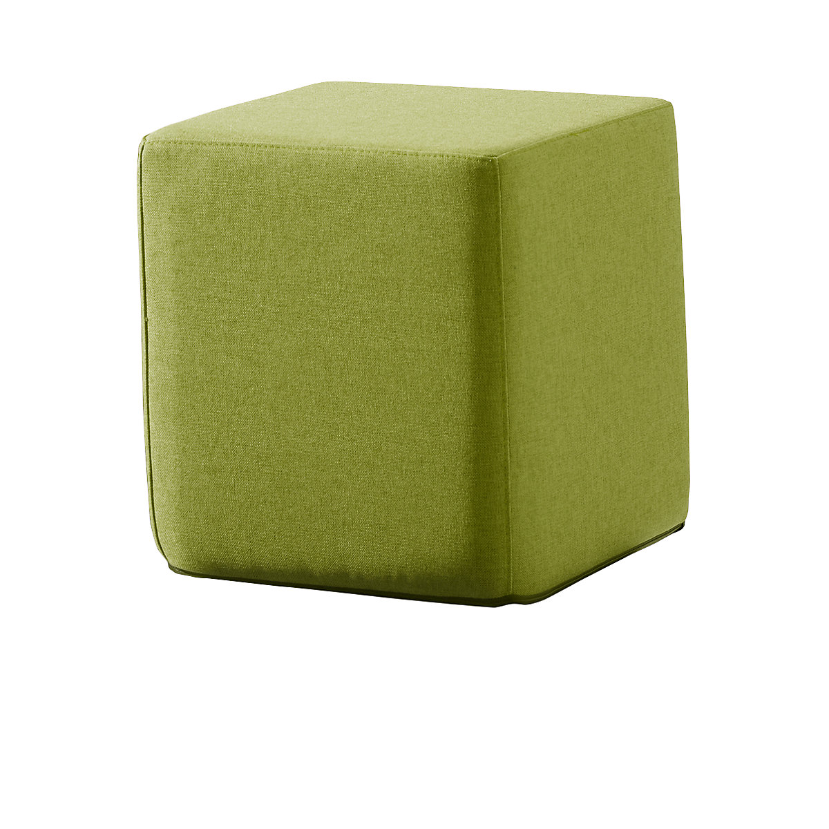 Taburet cubic SITTING, î. x lăț. x ad. 420 x 400 x 400 mm, verde