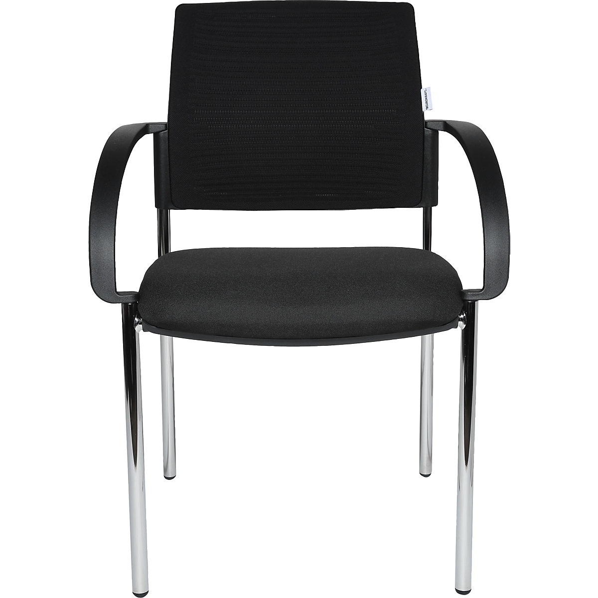 Scaune pentru vizitatori, amb. 2 bucăți – eurokraft pro (Imagine produs 4)-3