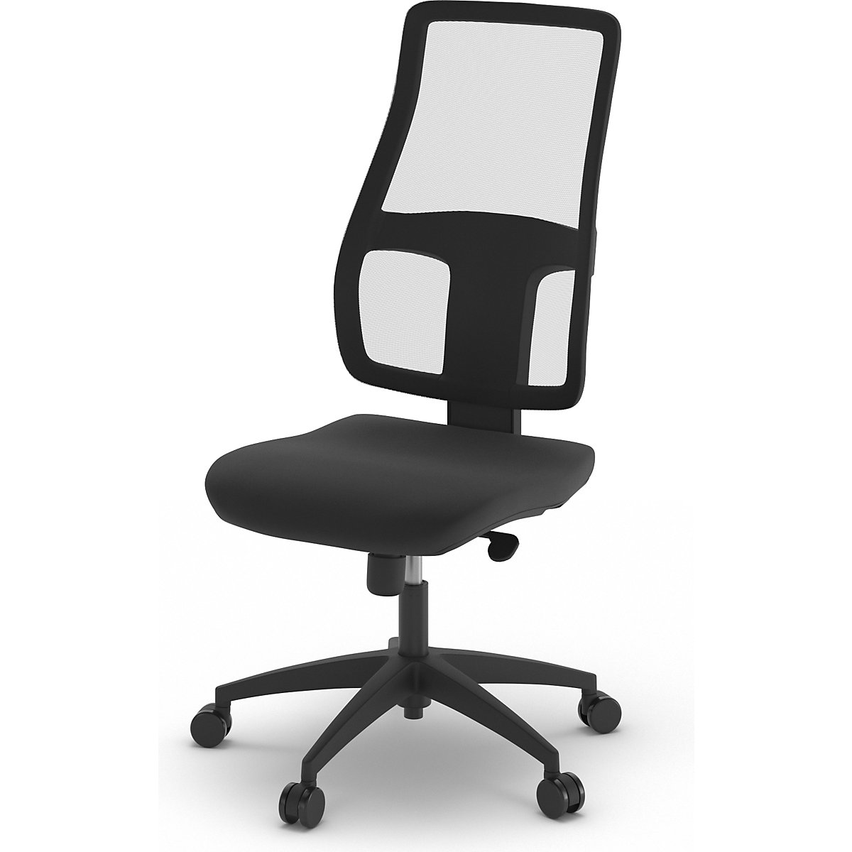 Scaun rotativ ergonomic, înălțime spătar 680 mm – Topstar (Imagine produs 2)-1