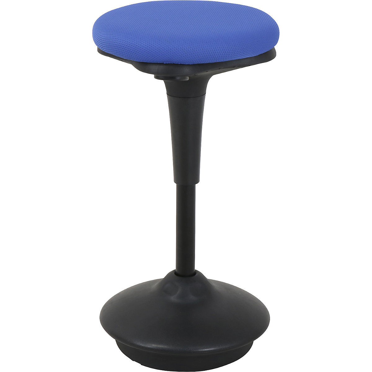 Twinco – Scaun de sprijin 6131, șezut rotund Ø 340 mm, tapițerie albastră