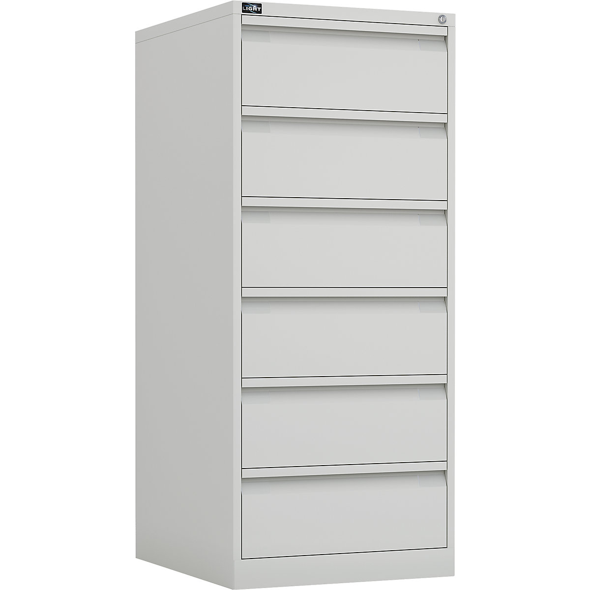 Armoire à fiches ECO – BISLEY, format A5, 2 rangées, 6 tiroirs, blanc pur-5