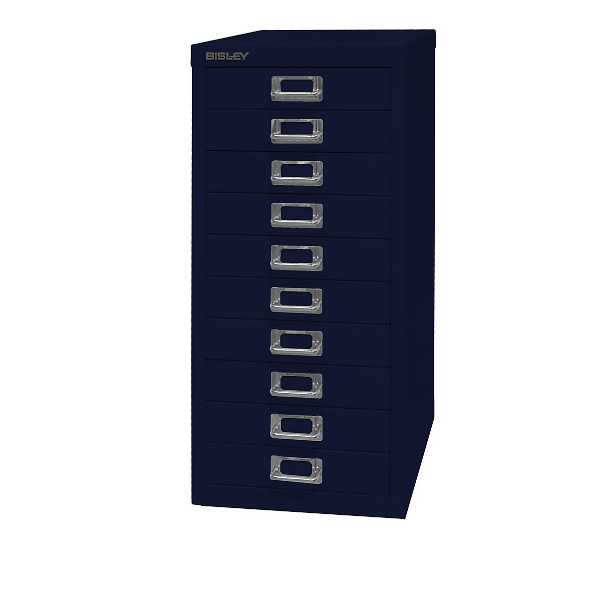 MultiDrawer™ série 29 – BISLEY, format A4, 10 tiroirs, bleu oxford-3