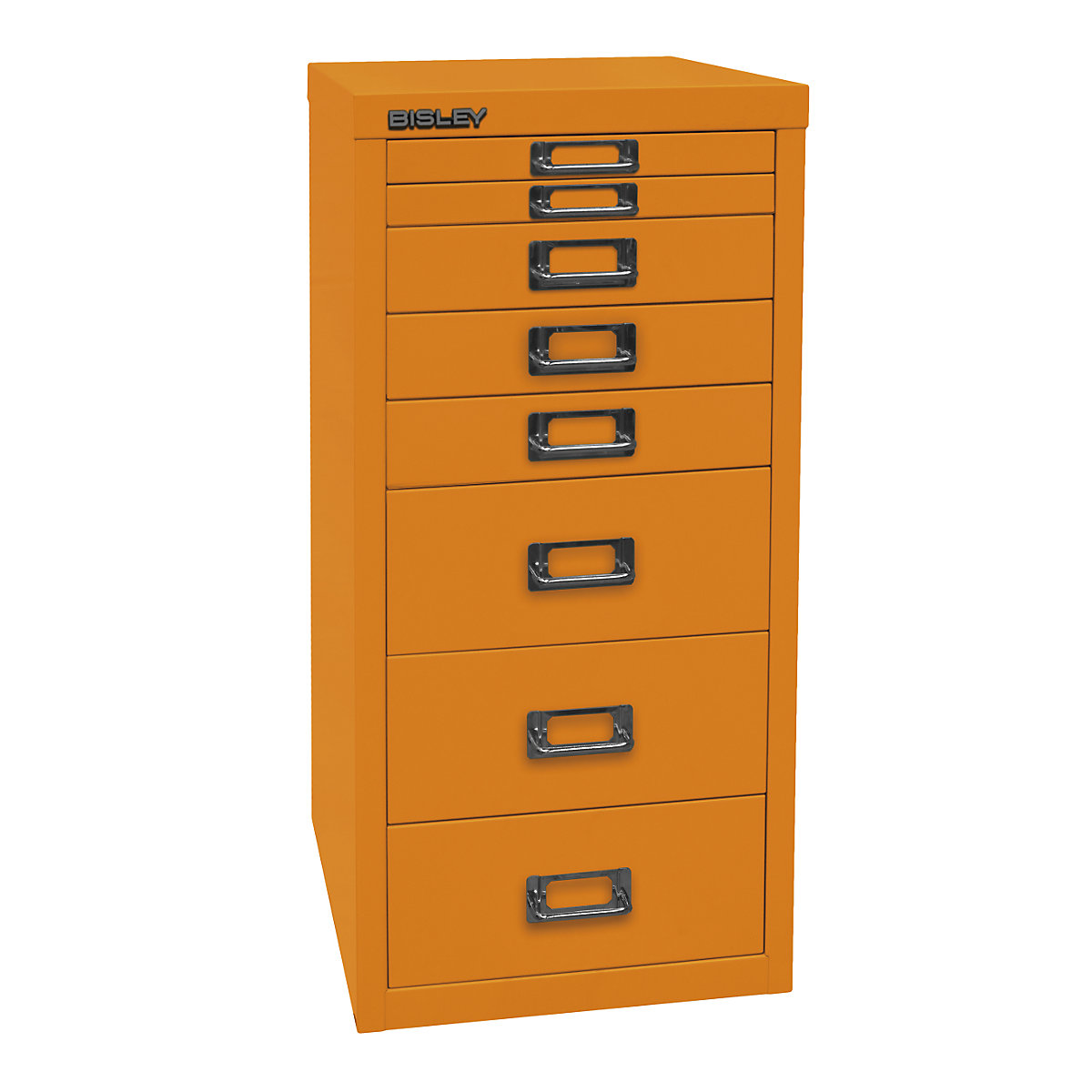 MultiDrawer™ série 29 – BISLEY, format A4, 8 tiroirs, orange-3