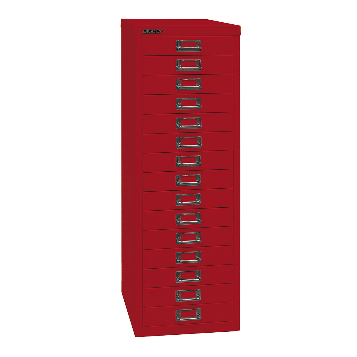 MultiDrawer™ série 39 – BISLEY, format A4, 15 tiroirs, rouge cardinal-8