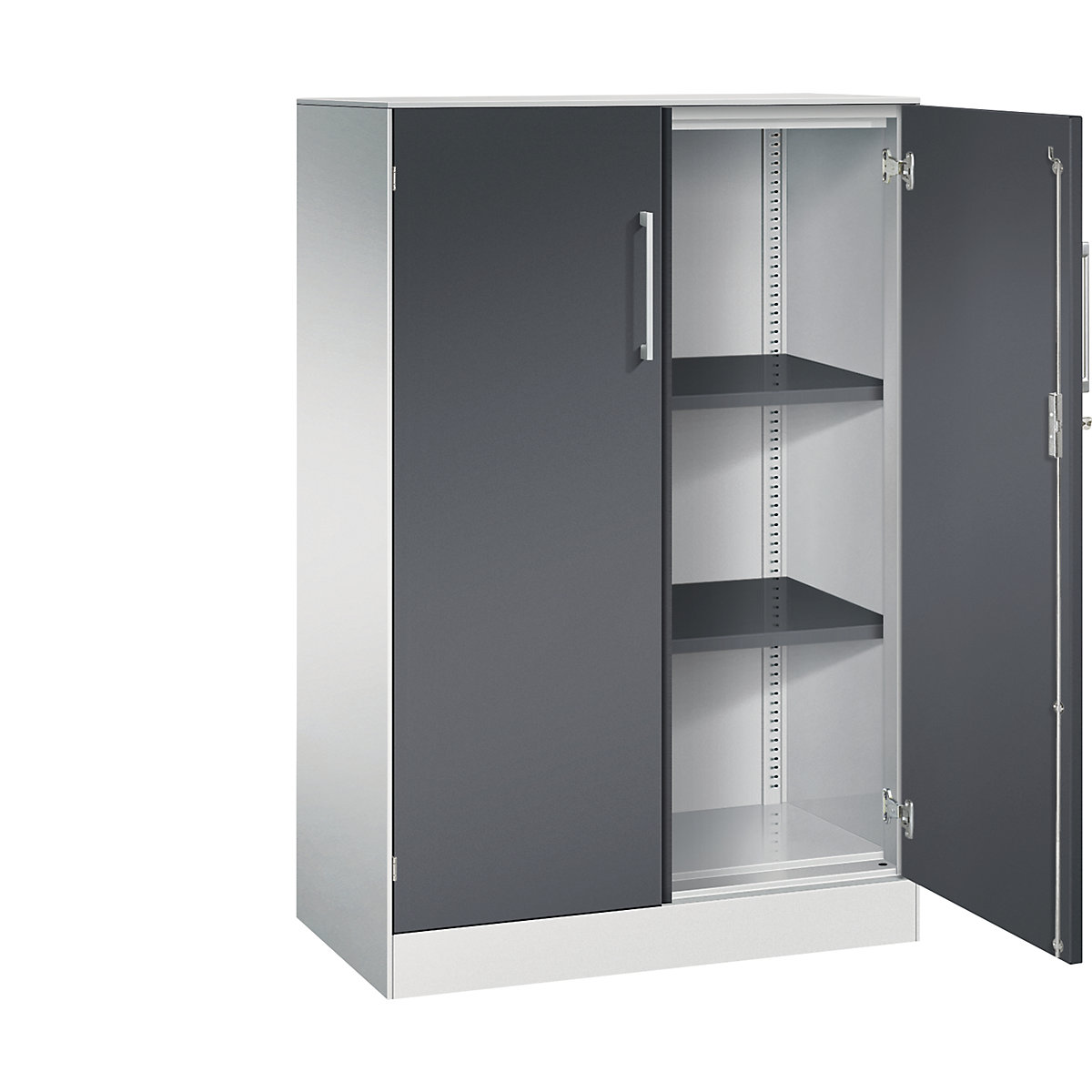 Armoire à portes battantes ASISTO, hauteur 1292 mm - C+P