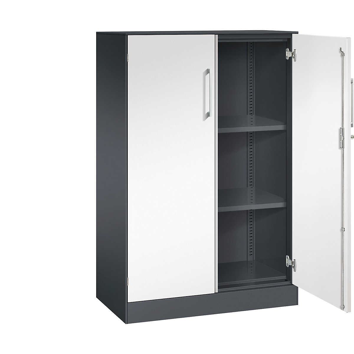 Armoire à portes battantes ASISTO, hauteur 1292 mm - C+P