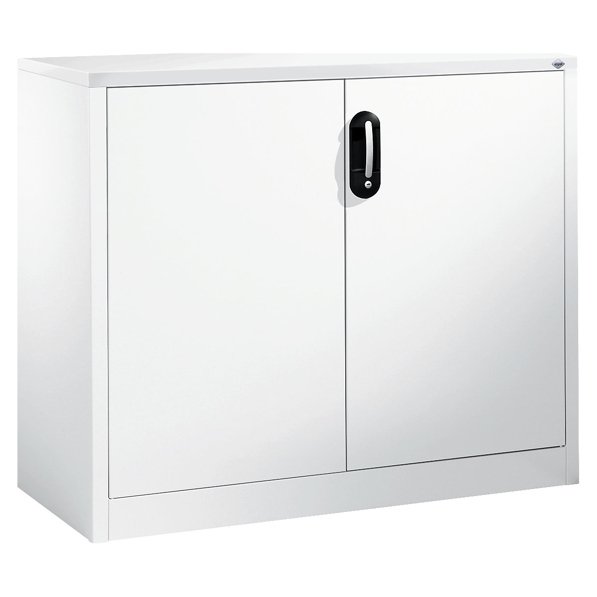 Armoire basse ACURADO – C+P, 2 hauteurs de classeurs, h x l x p 1000 x 1200 x 400 mm, blanc pur / blanc pur-12