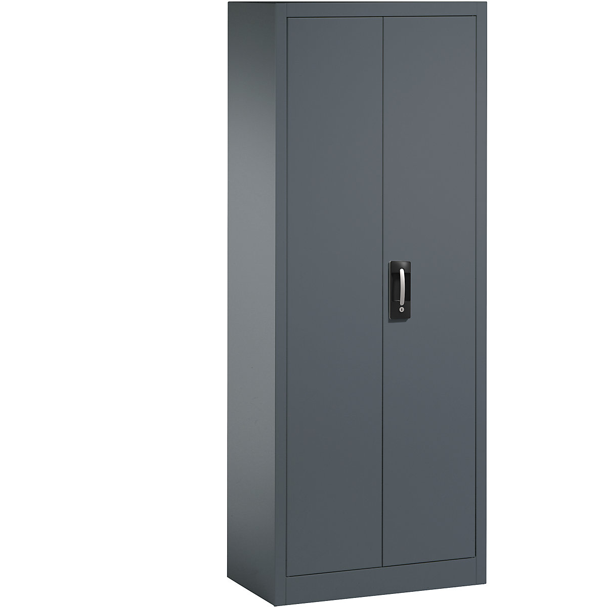 Armoire métallique à portes battantes – C+P, h x l x p 1950 x 800 x 420 mm, gris noir-8