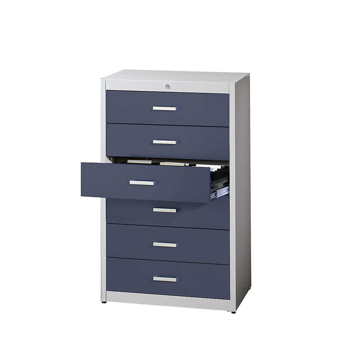 Armoire à fiches, avec poignées à anse &ndash; mauser