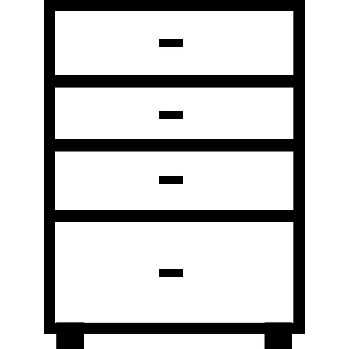 Armoire à fiches, avec poignées à anse – mauser (Illustration du produit 3)-2