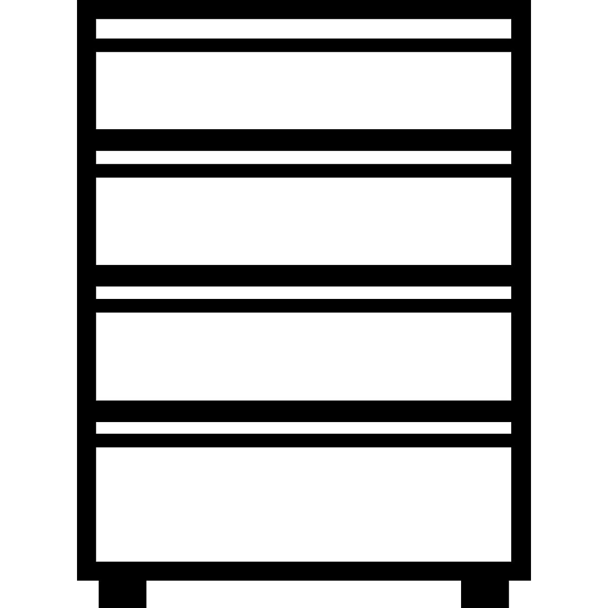 Armoire à fiches, avec poignées – mauser (Illustration du produit 4)-3