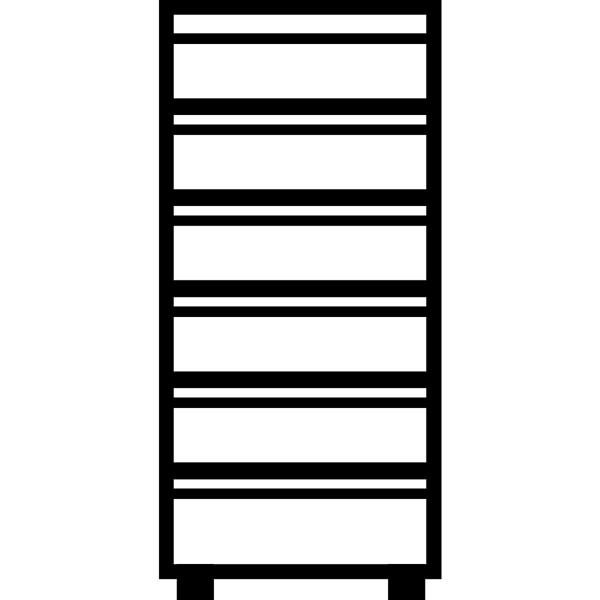 Armoire à fiches, avec poignées – mauser (Illustration du produit 3)-2