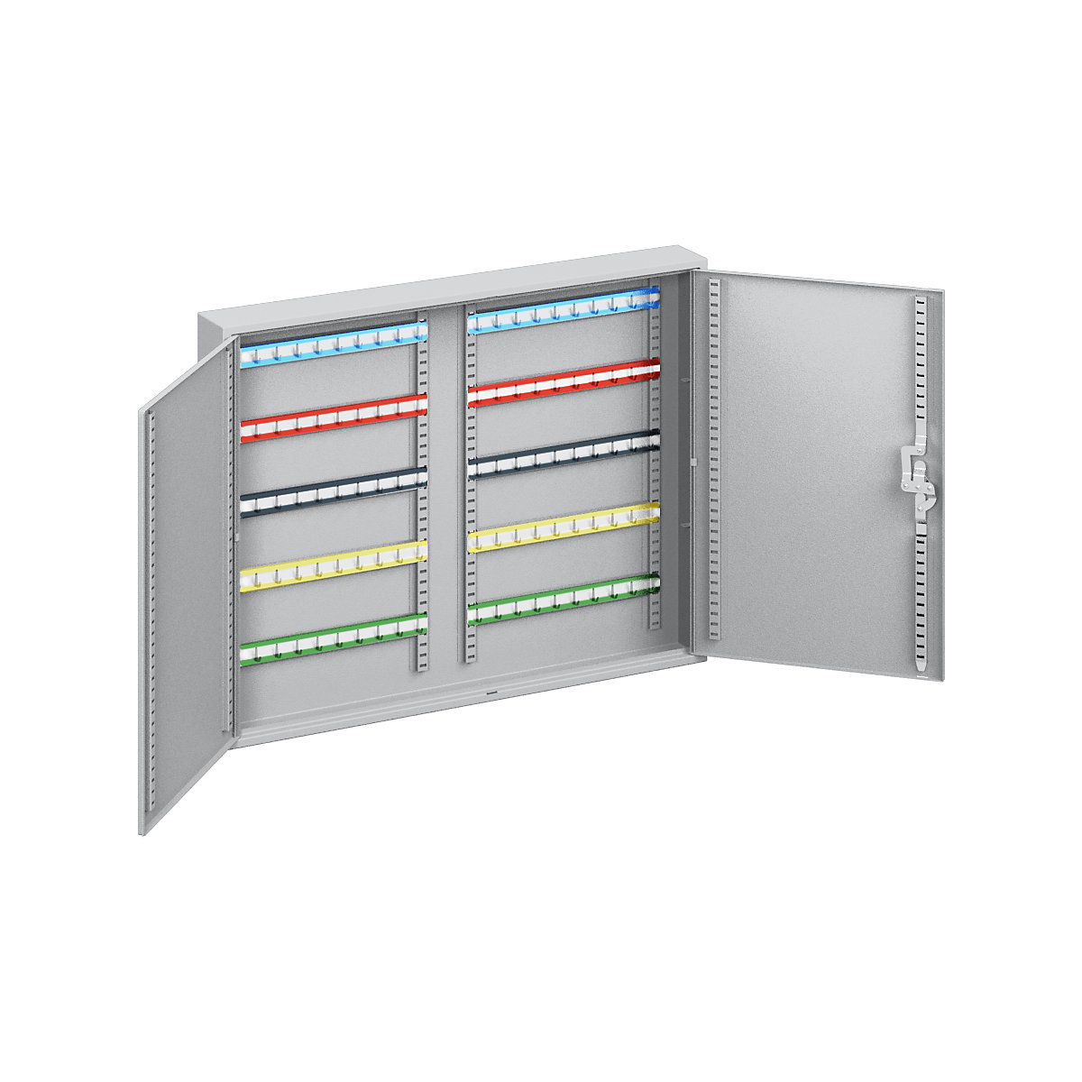 EUROKRAFTbasic Armoire à clés à 2 portes livraison avec porteclés FRANKEL